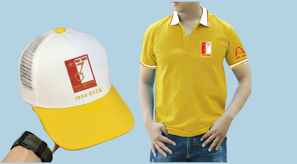 Combo Mũ + Áo Kỷ niệm Bách Khoa 70 Năm!