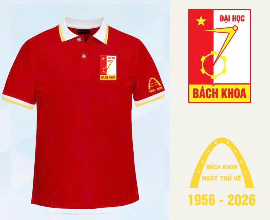 Áo kỷ niệm - Bách Khoa 70 Năm - Anniversary T-shirt