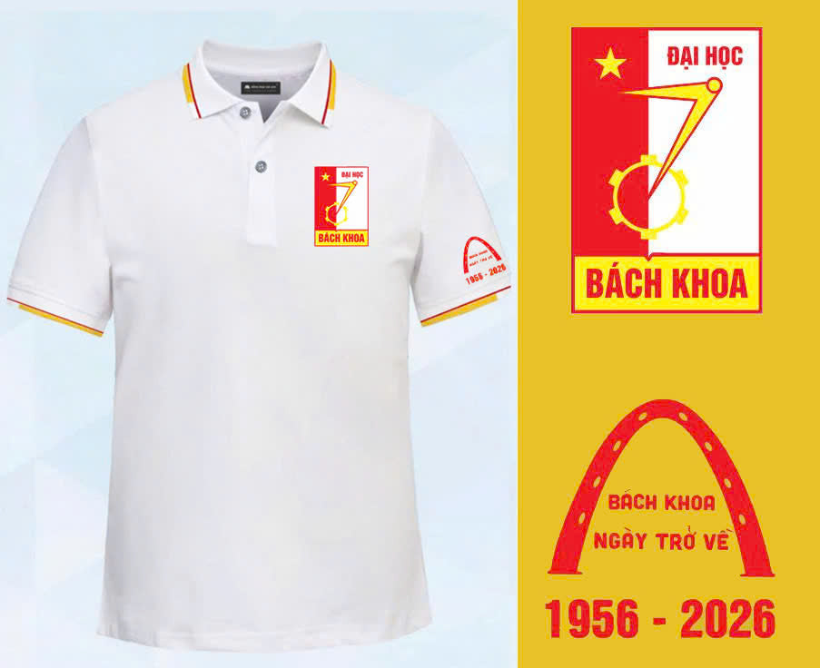 Áo kỷ niệm - Bách Khoa 70 Năm - Anniversary T-shirt