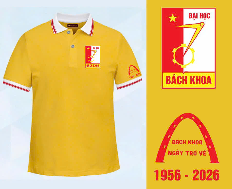 Áo kỷ niệm - Bách Khoa 70 Năm - Anniversary T-shirt